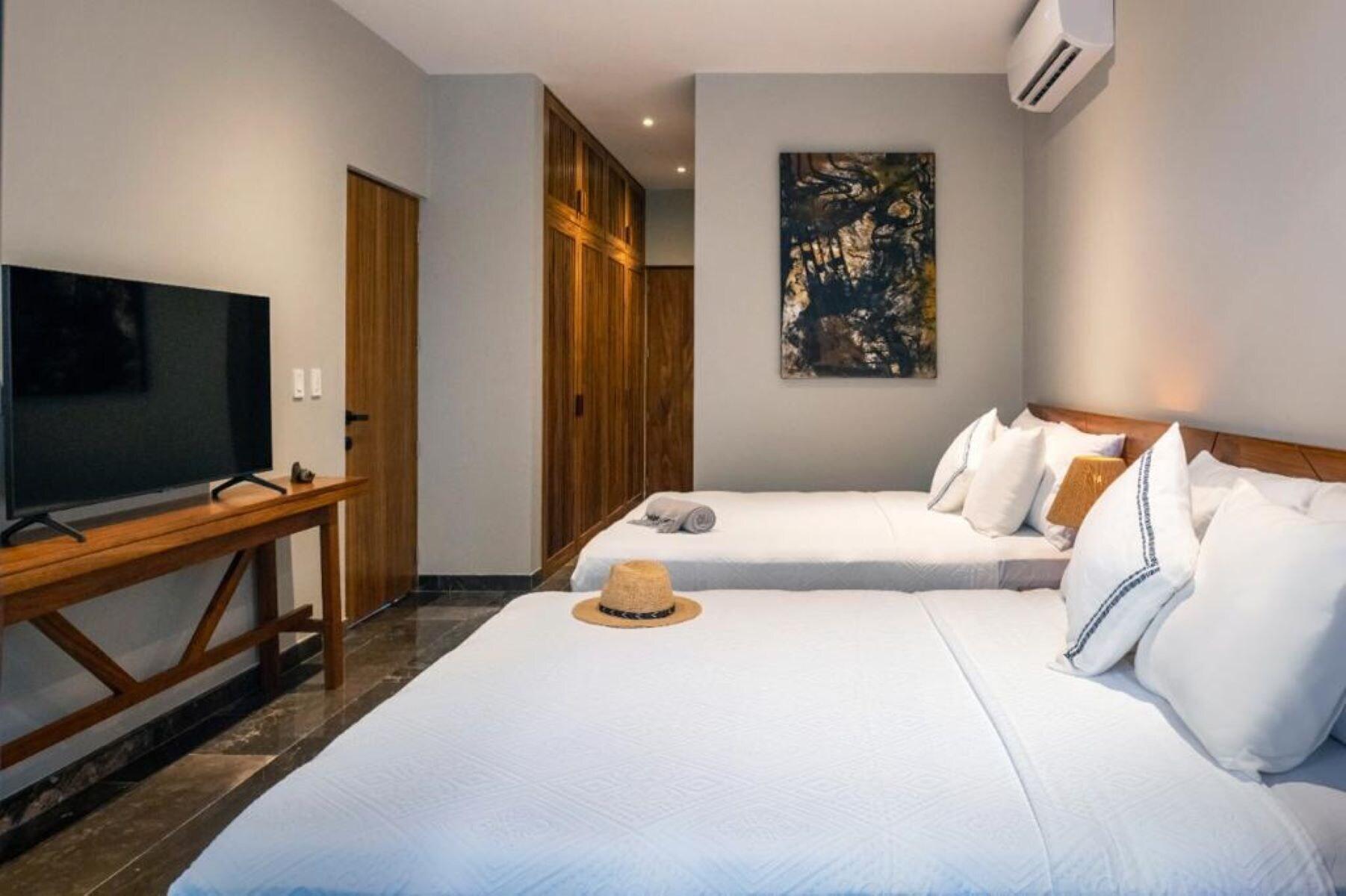 Habitación de lujo, 2 camas Queen size, terraza, planta baja