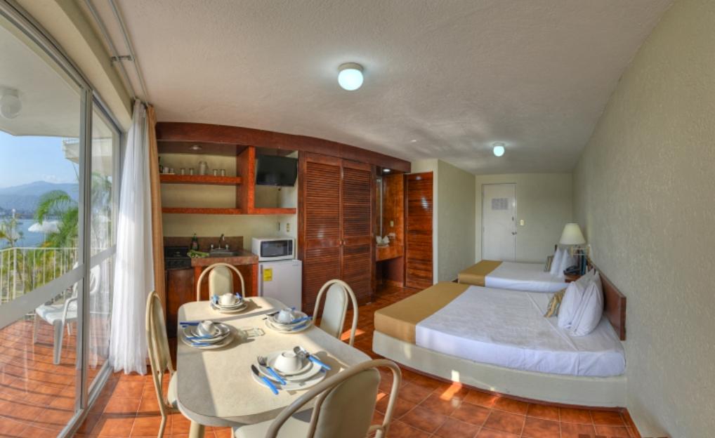 Habitación Cuádruple Superior con Vista al Mar
