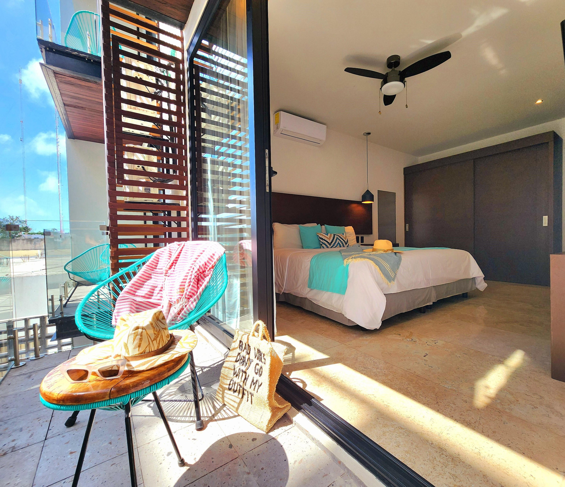 Habitación Triple de Lujo con Vista