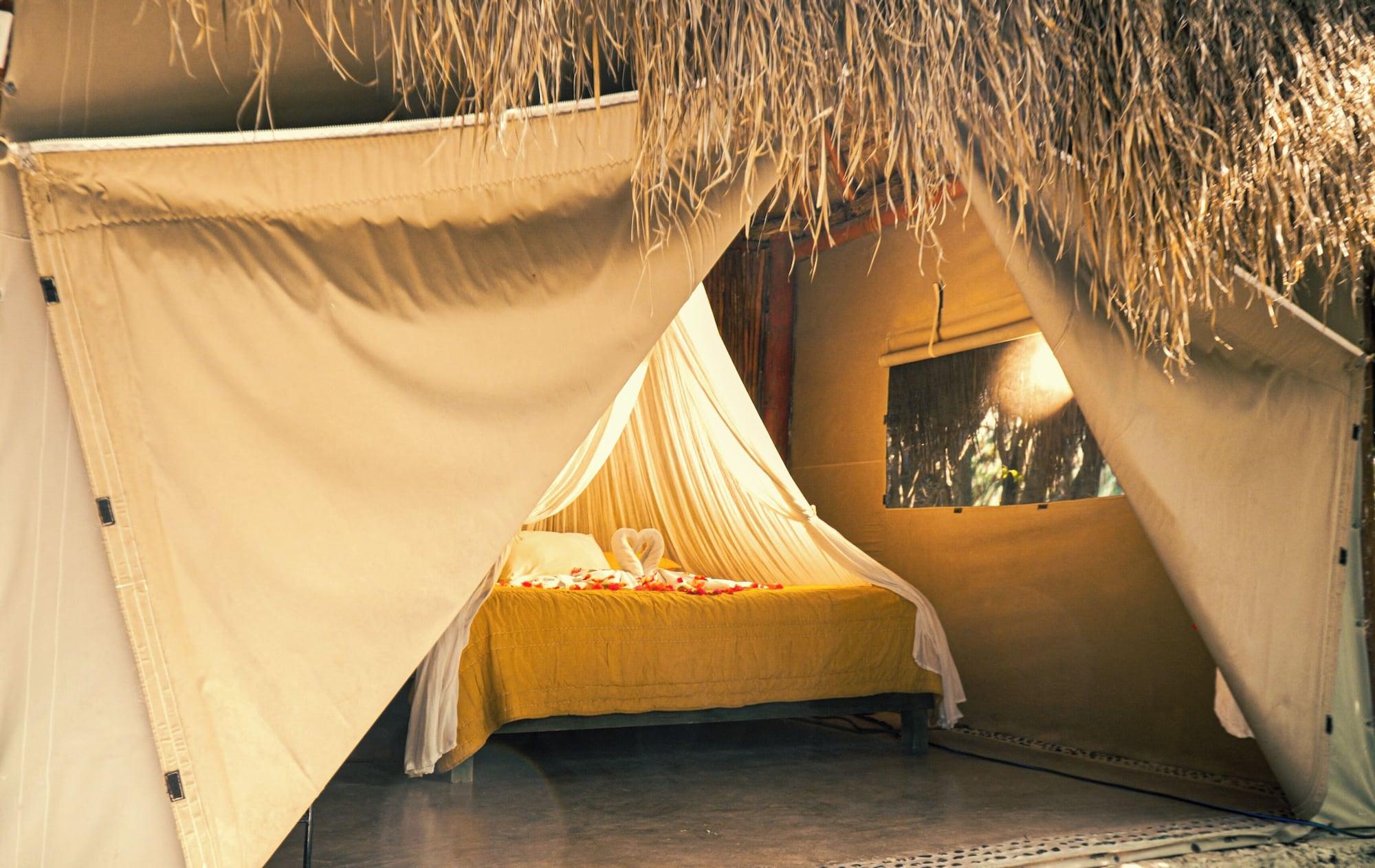 Bungalow estándar, 1 cama King size, terraza, planta baja