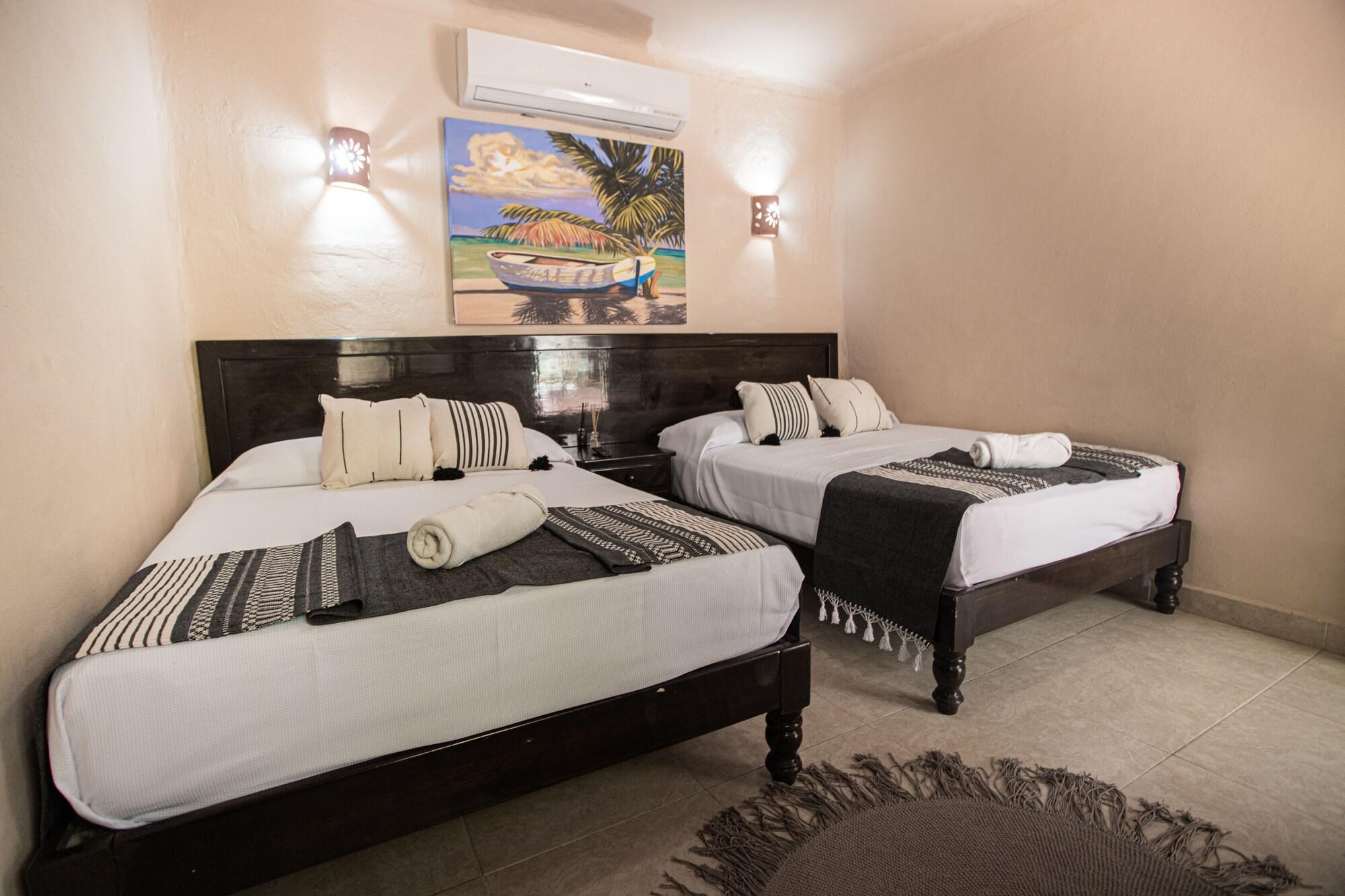 Habitación doble básica, 2 camas dobles