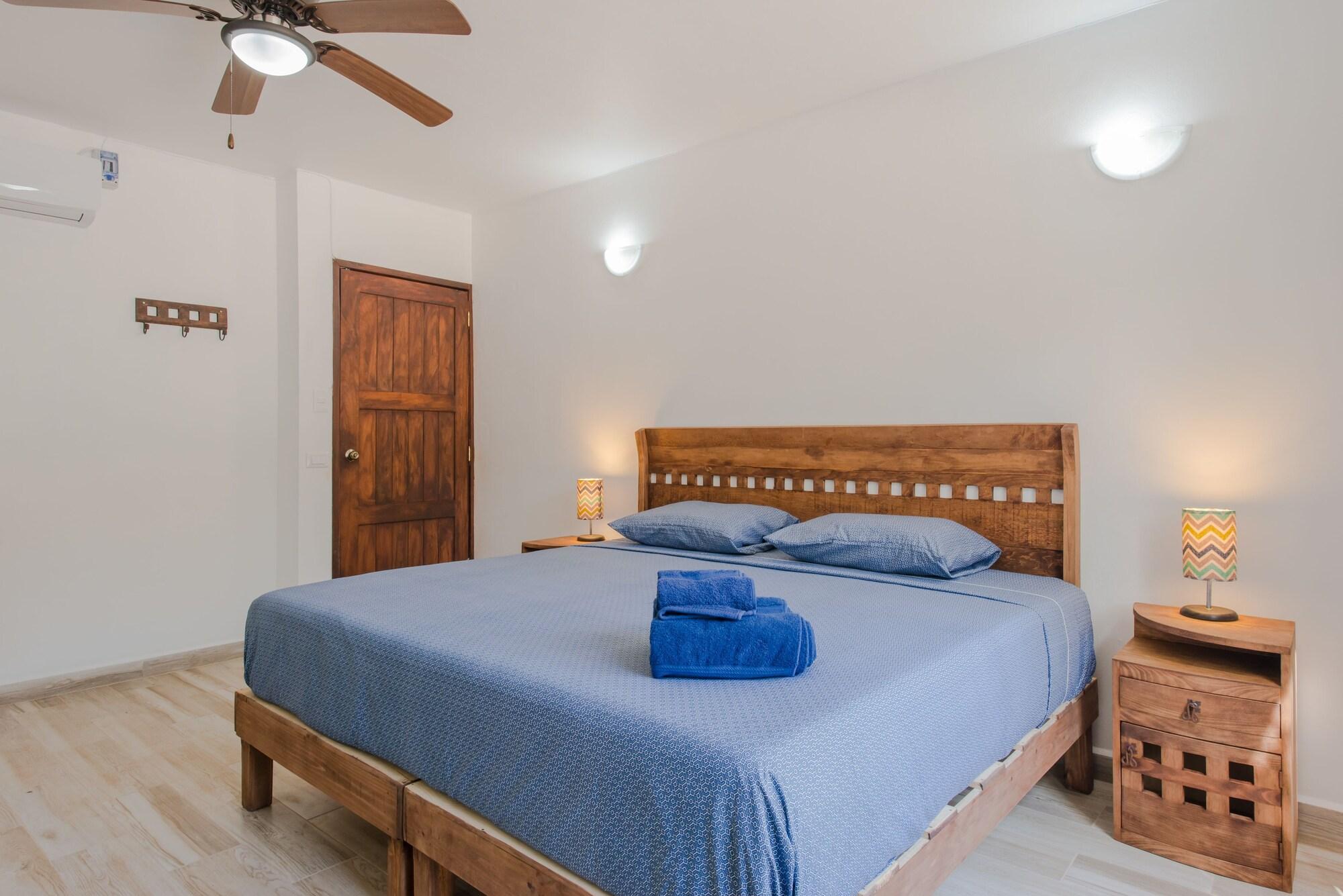 Estudio estándar, 1 cama King size, cocina, vista al jardín
