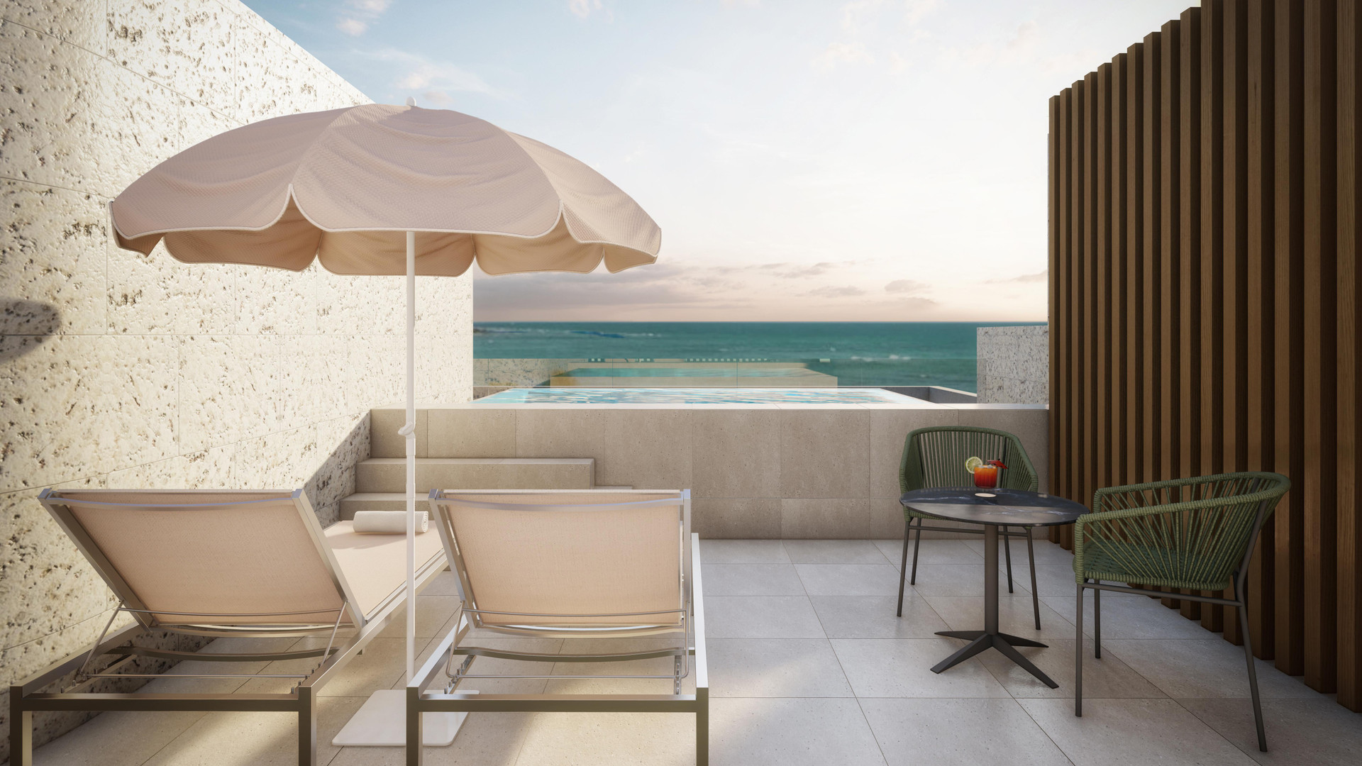 Suite de Lujo con Vista a la Piscina