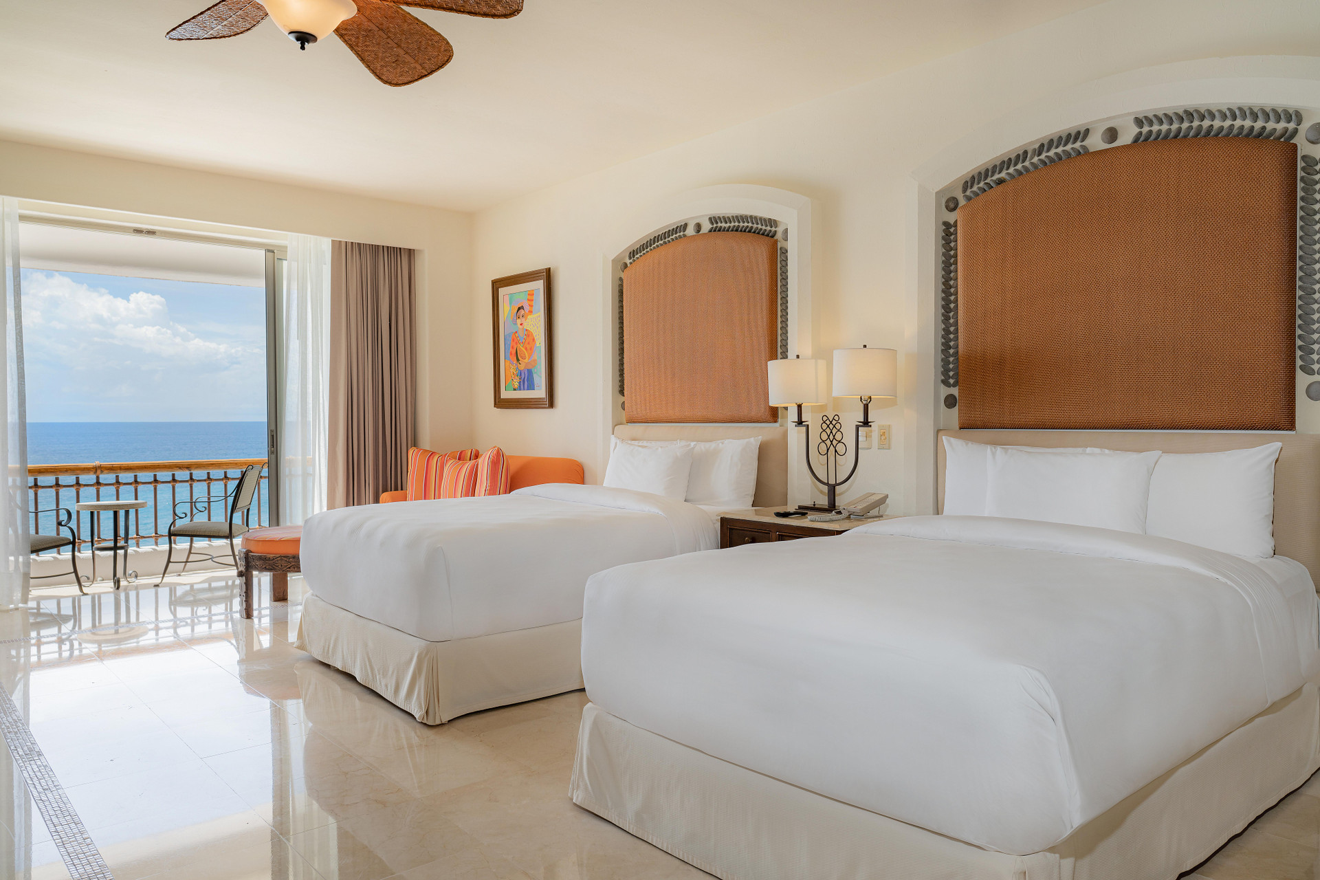 JUNIOR SUITE OCEAN VIEW 2 DOUBLE BEDS - DOUBLE