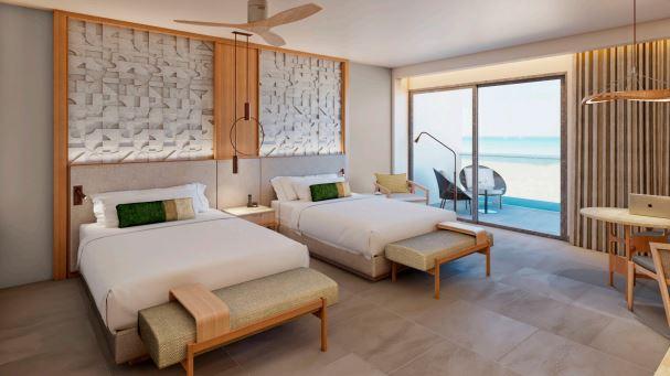 Suite Cuádruple Júnior con Vista al Mar