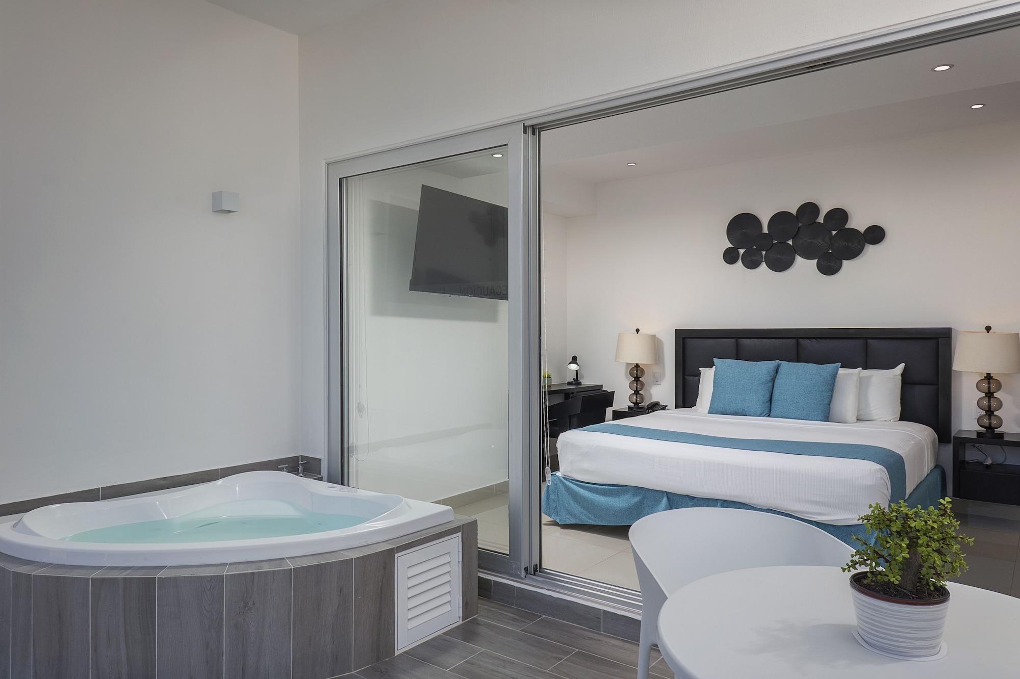 Habitación de lujo, 1 cama King size, hidromasaje, vista al mar