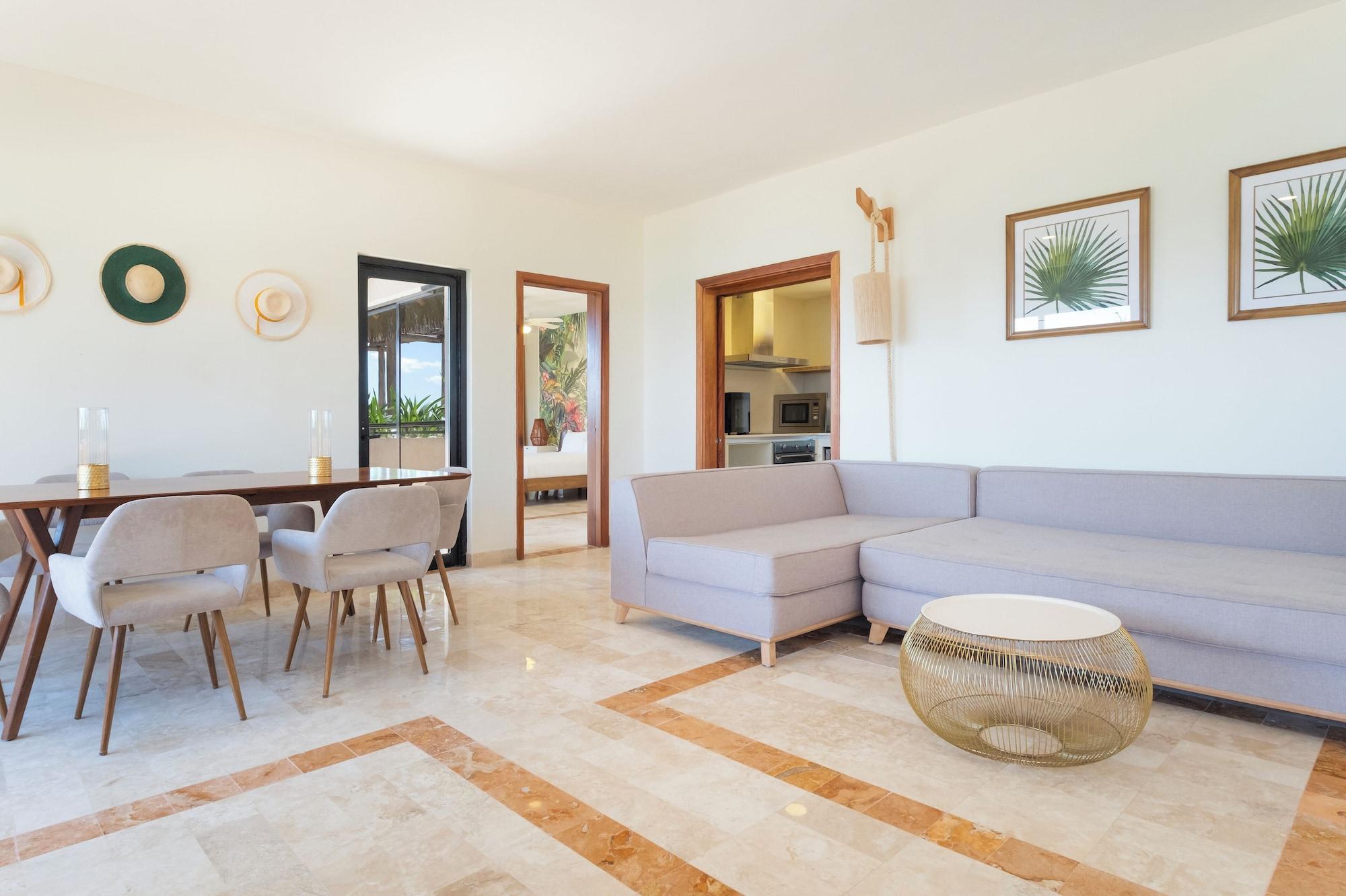 Penthouse, 2 habitaciones, frente al océano (Suite)