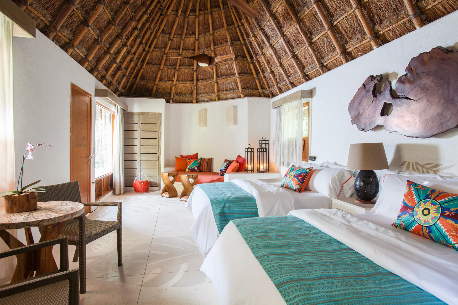 Habitación Cuádruple Júnior con Vista al Jardín