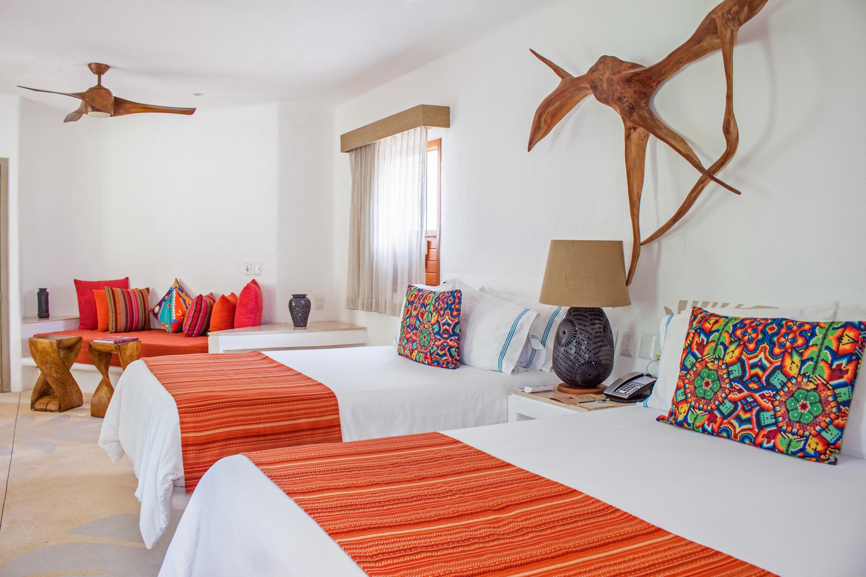 Habitación Cuádruple Júnior con Vista al Jardín