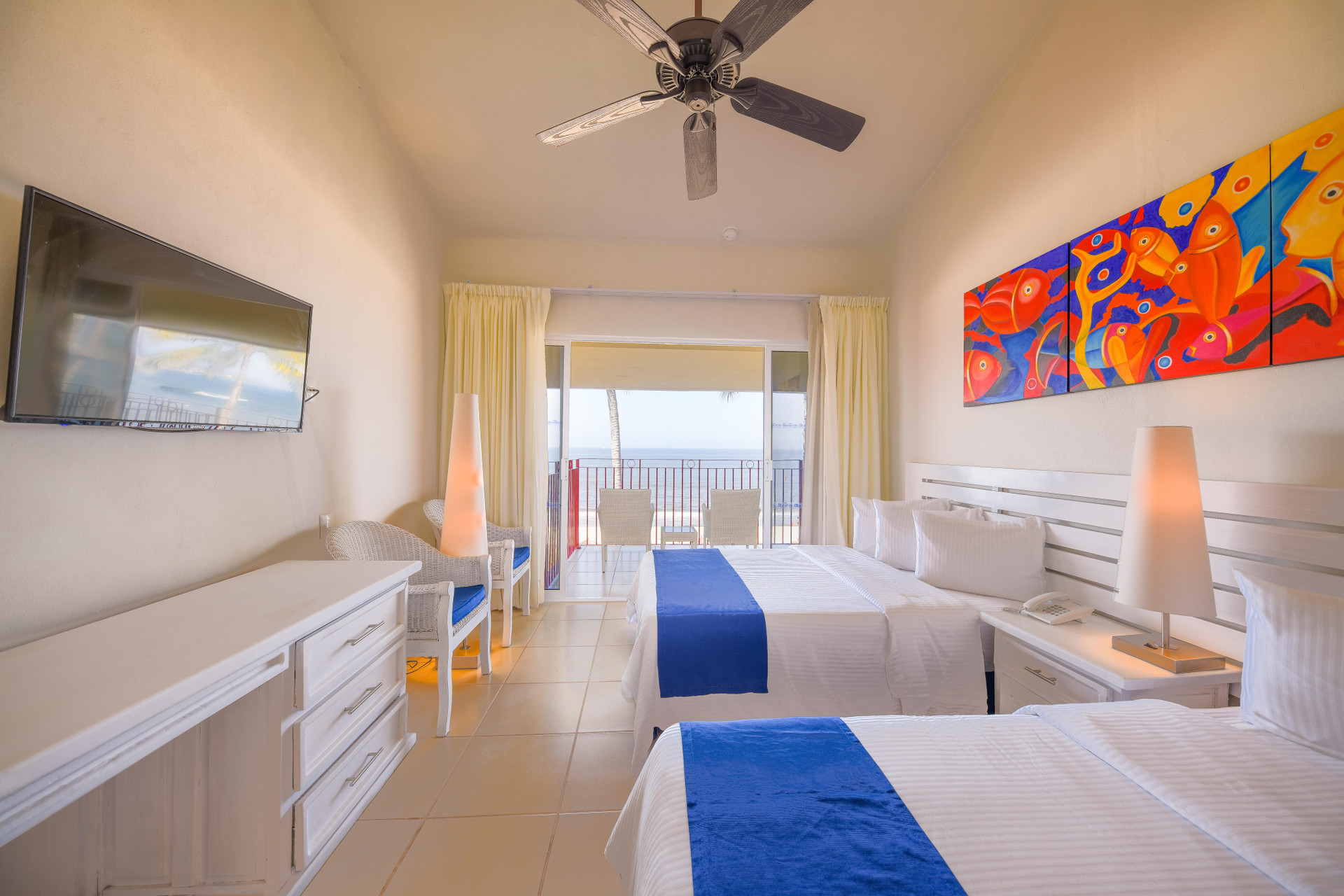 Habitación Doble   con Vista al Mar