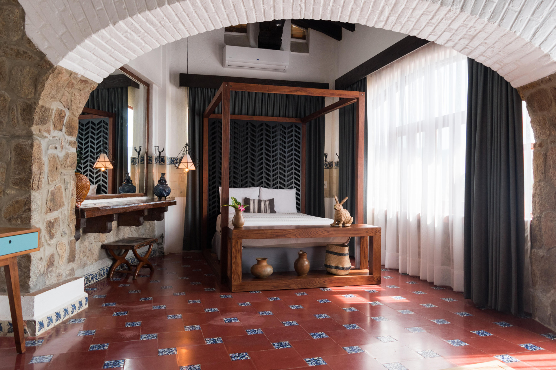 Habitación Doble de Lujo con Vista Parcial del Mar