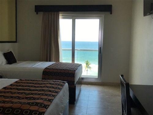 Habitación, 2 camas dobles, vista al océano