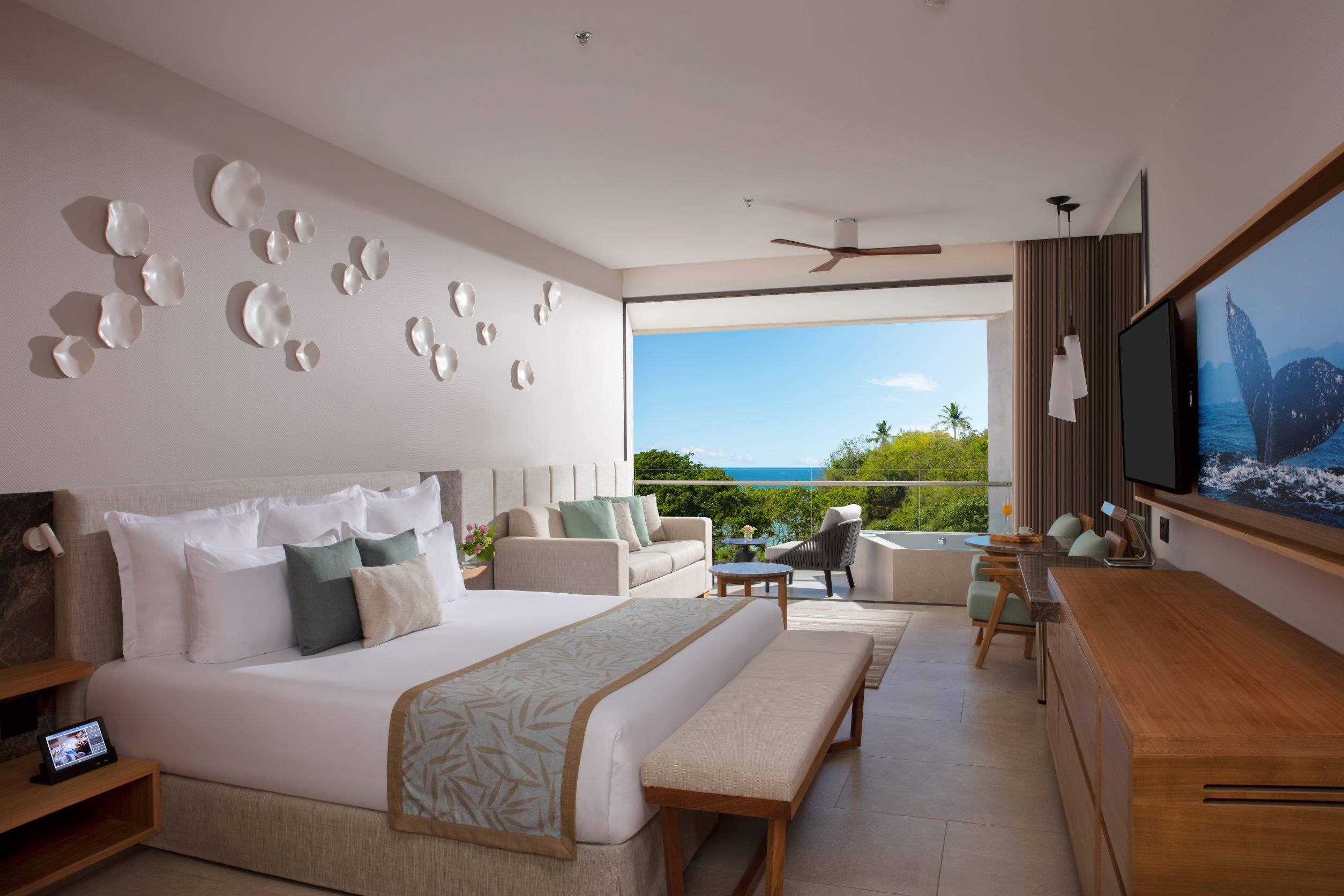 Suite Júnior con Vista Parcial del Mar