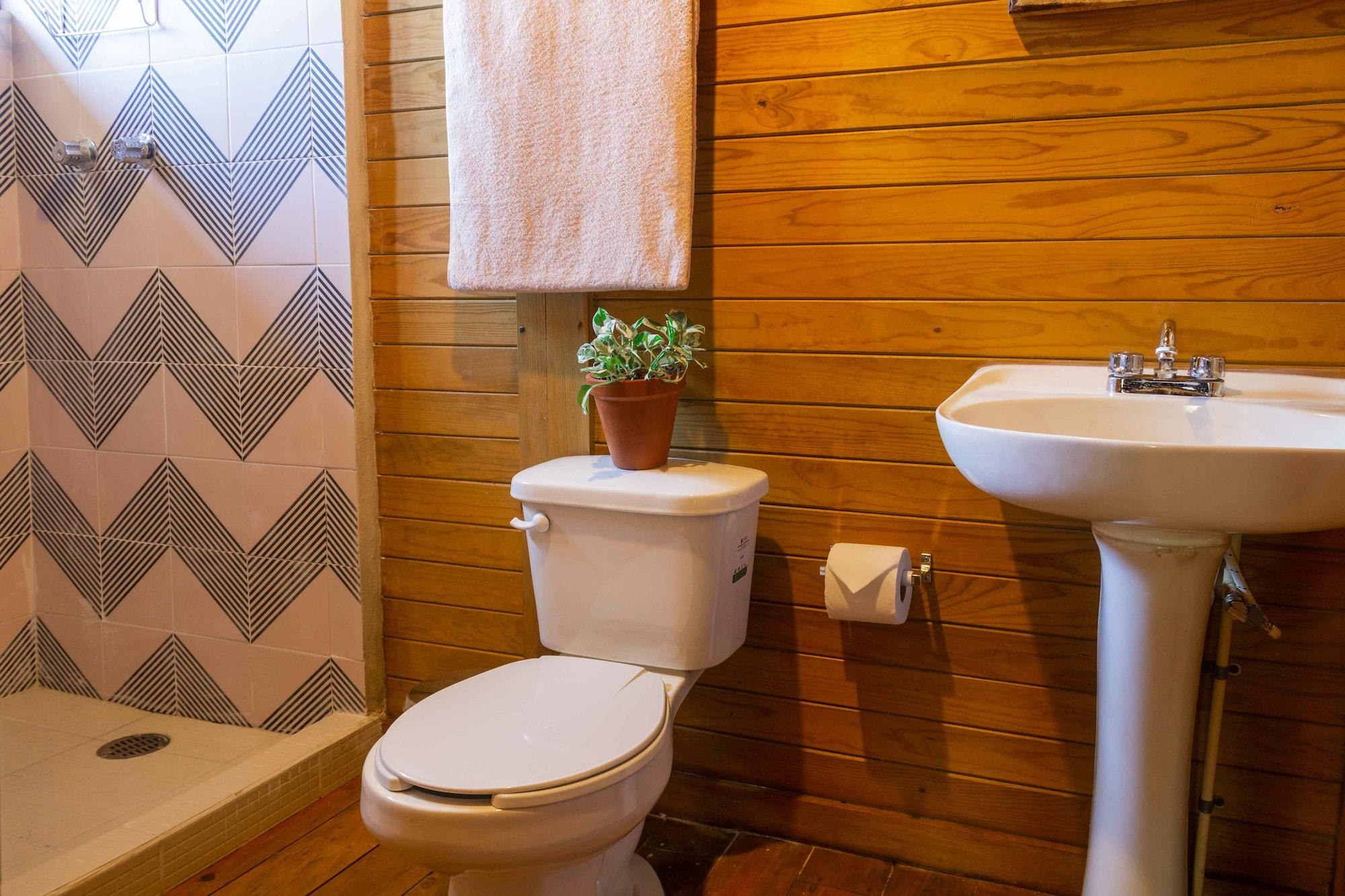 Private Teepee, Shared Bathroom