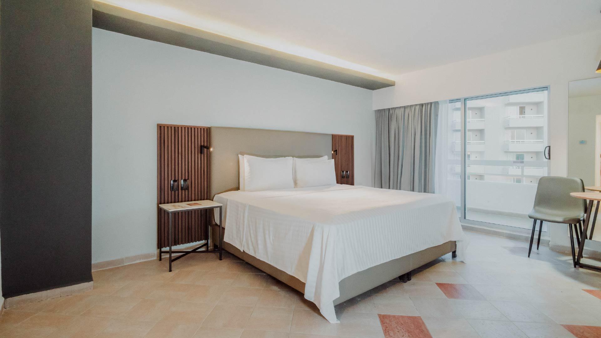 Habitación Estándar con Vista Parcial del Mar