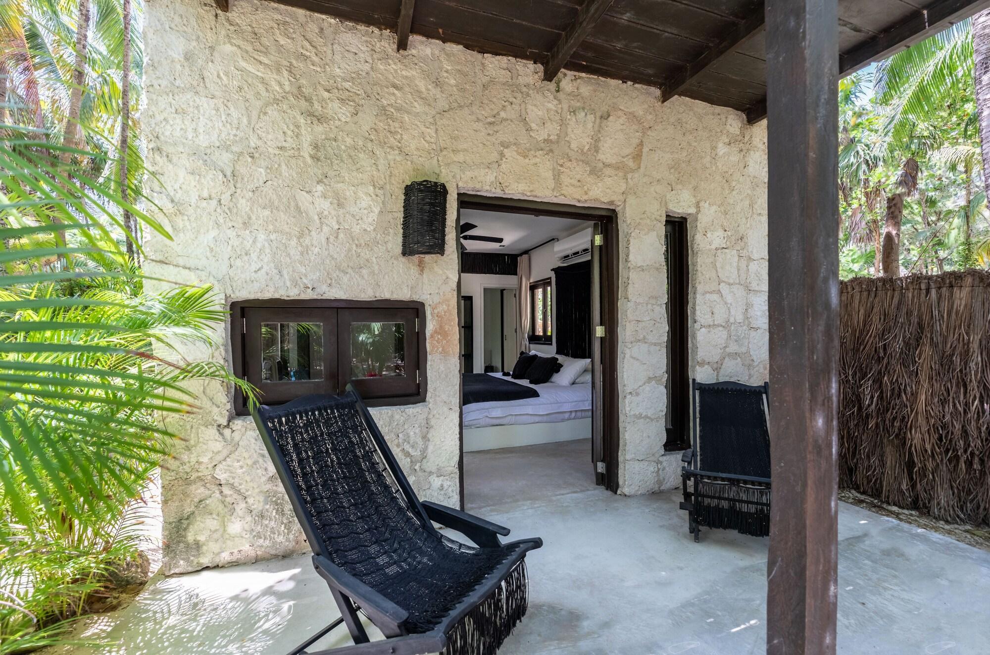 Habitación, vista al jardín