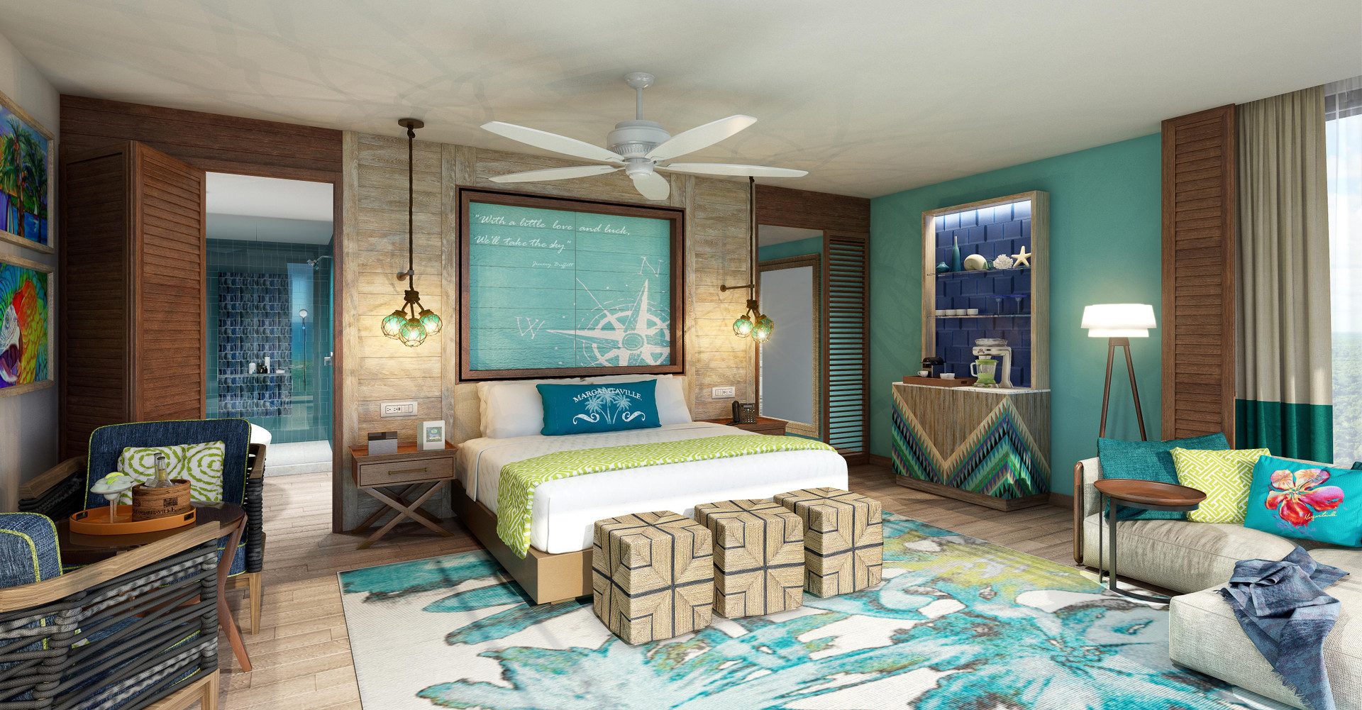 Suite   con Vista Parcial del Mar