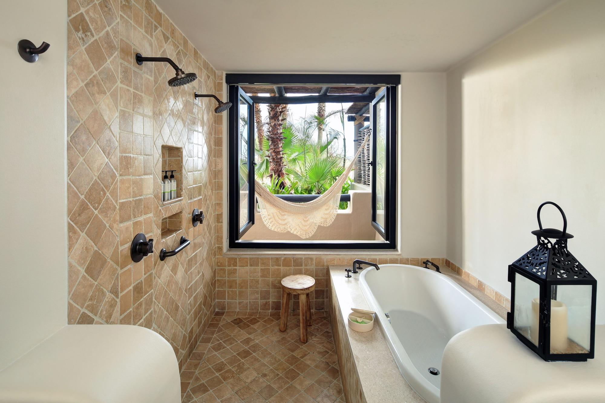 Habitación, 2 camas Queen size, vista al océano (Spa Casita)
