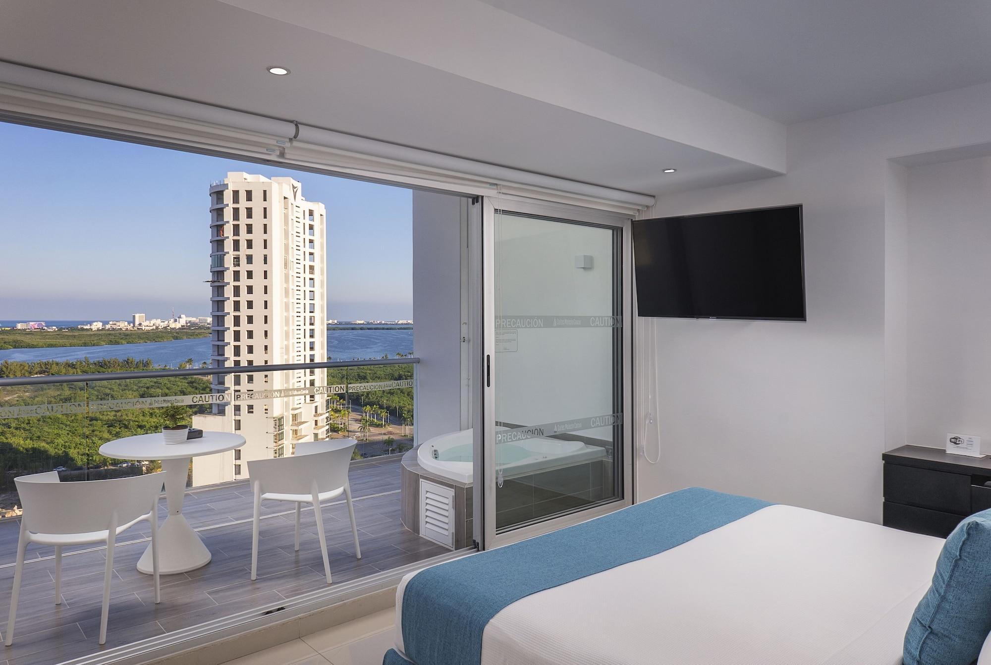 Habitación de lujo, 1 cama King size, hidromasaje, vista al mar