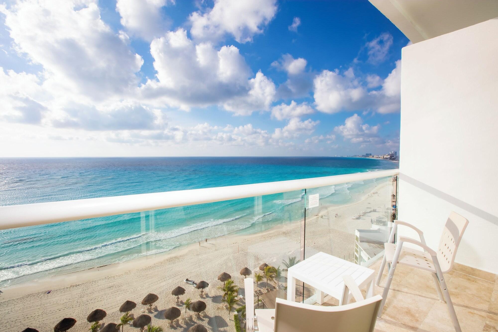 Krystal Club with Balcony Ocean View, Two Double Beds