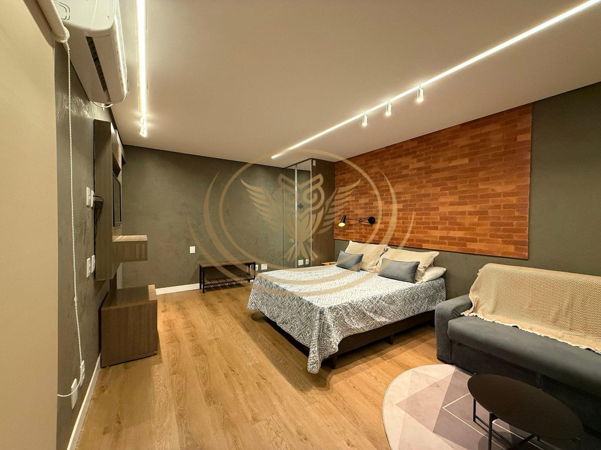 Habitación Coruja Imob - Flat Crystal Place