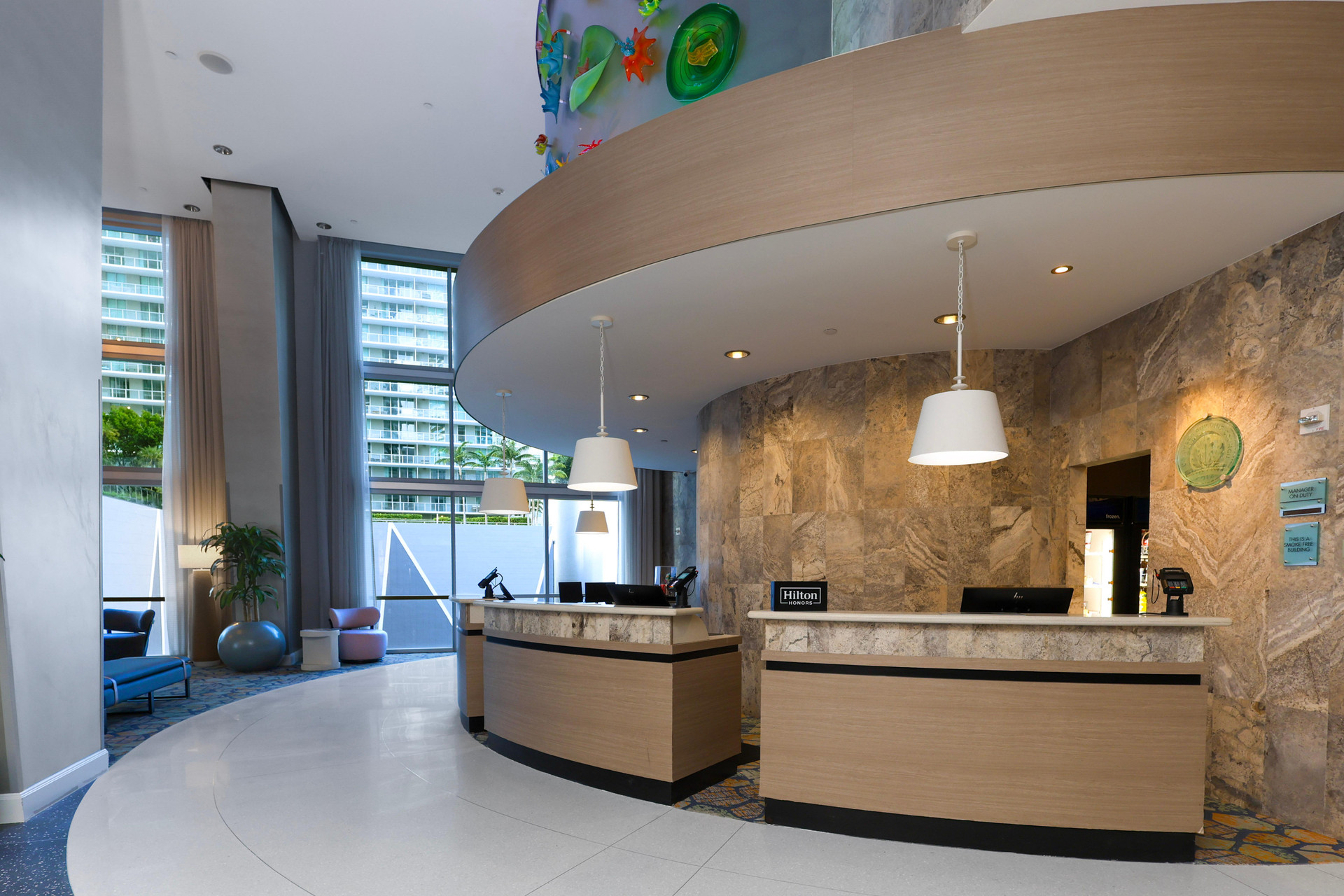 Vista Lobby Hampton Inn & Suites Miami/Brickell-Downtown