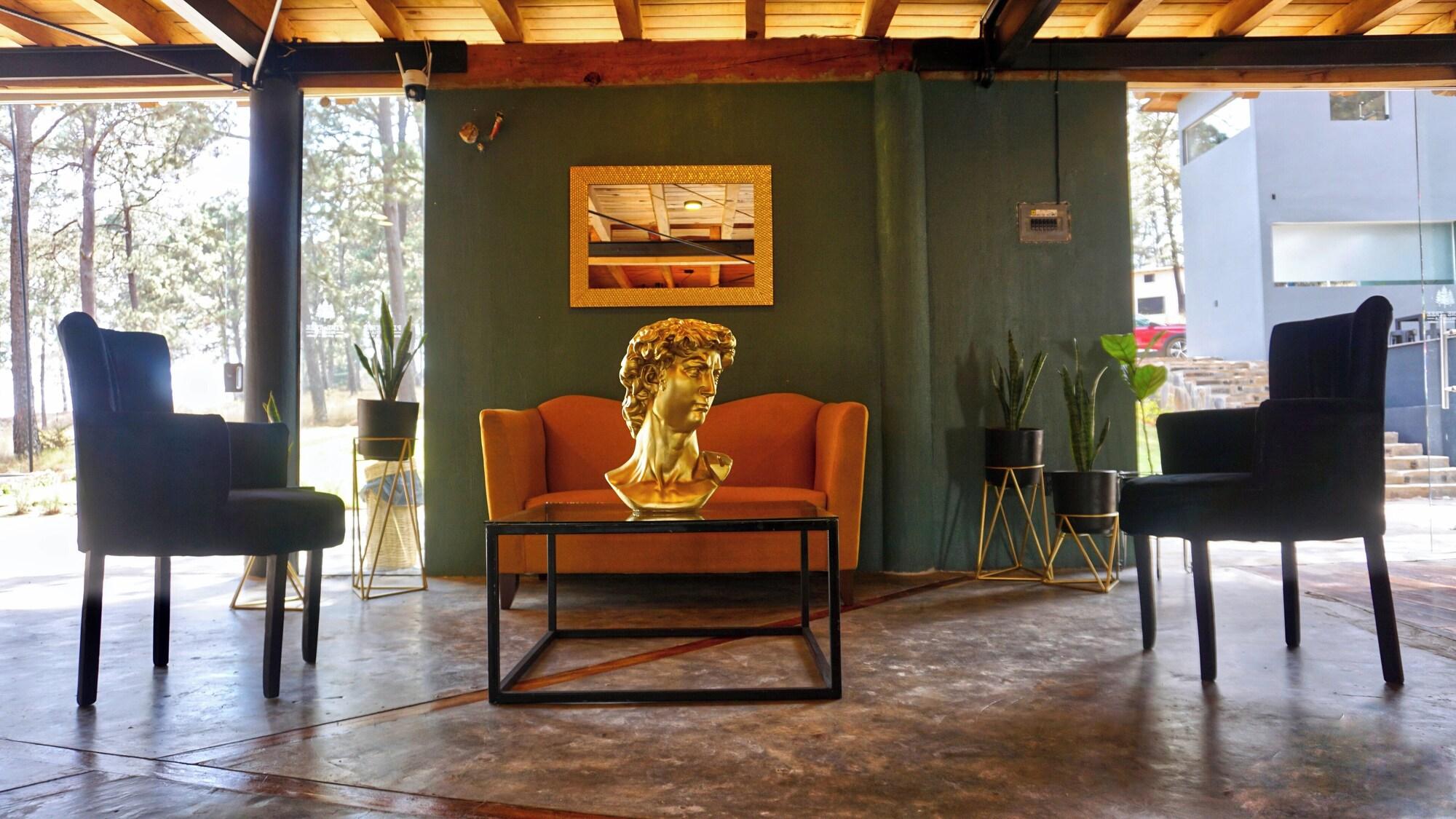 Vista Lobby PINE TREE Hotel Boutique & Cabañas