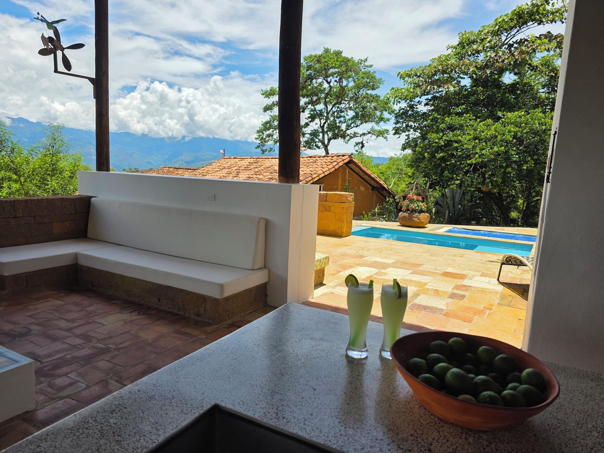 Vista Lobby B&B Buenavista Barichara