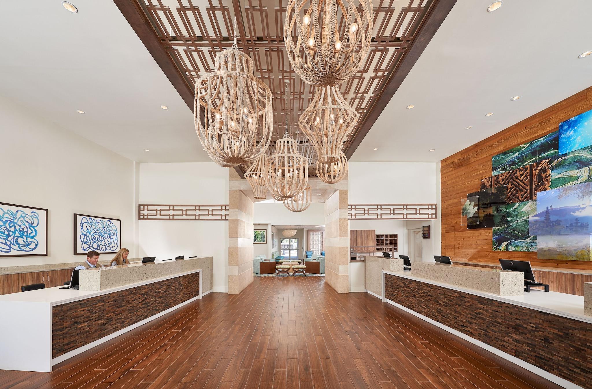 Vista Lobby Hilton Vacation Club Aqua Sol Orlando West