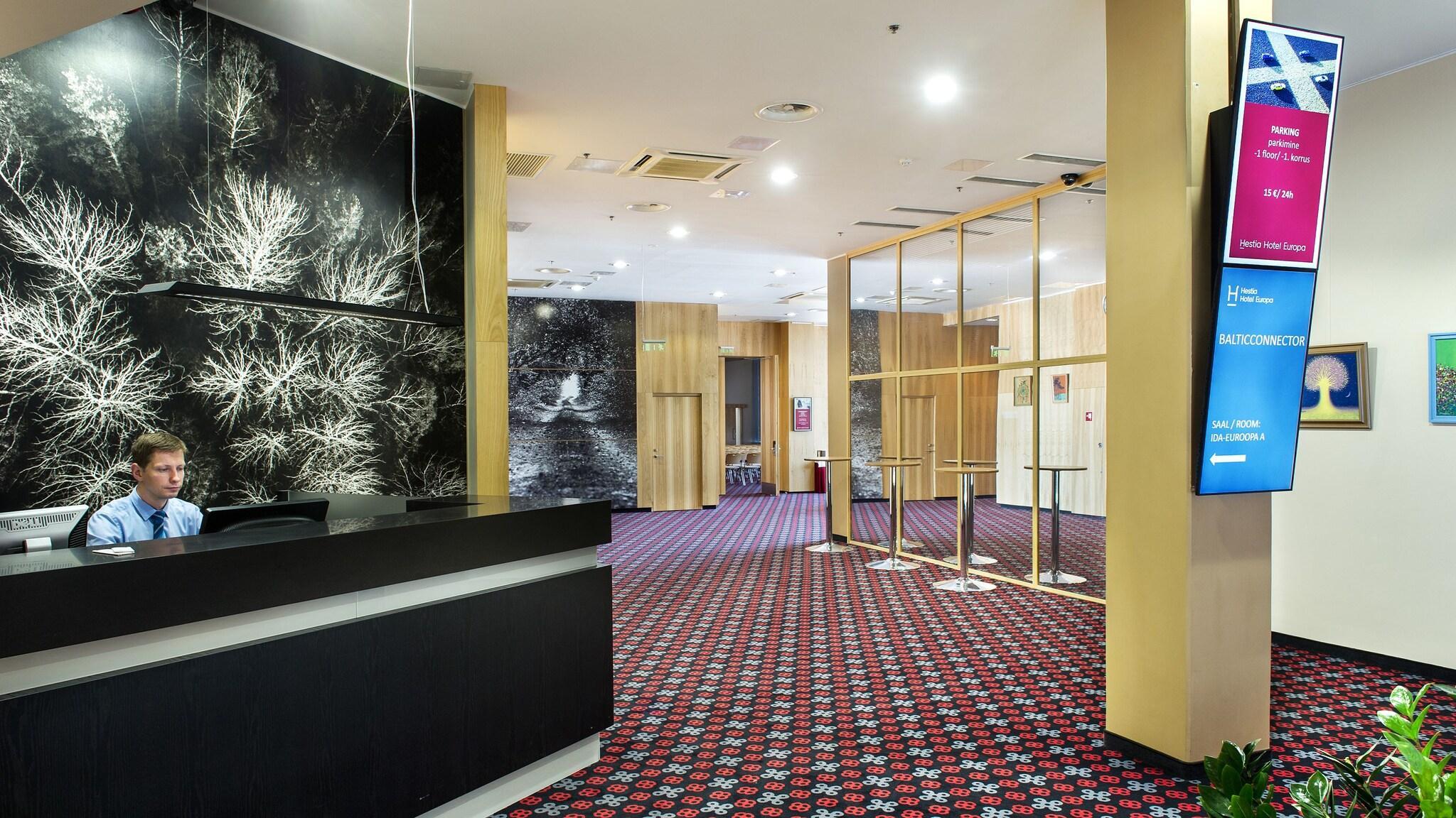 Vista Lobby Hestia Hotel Europa