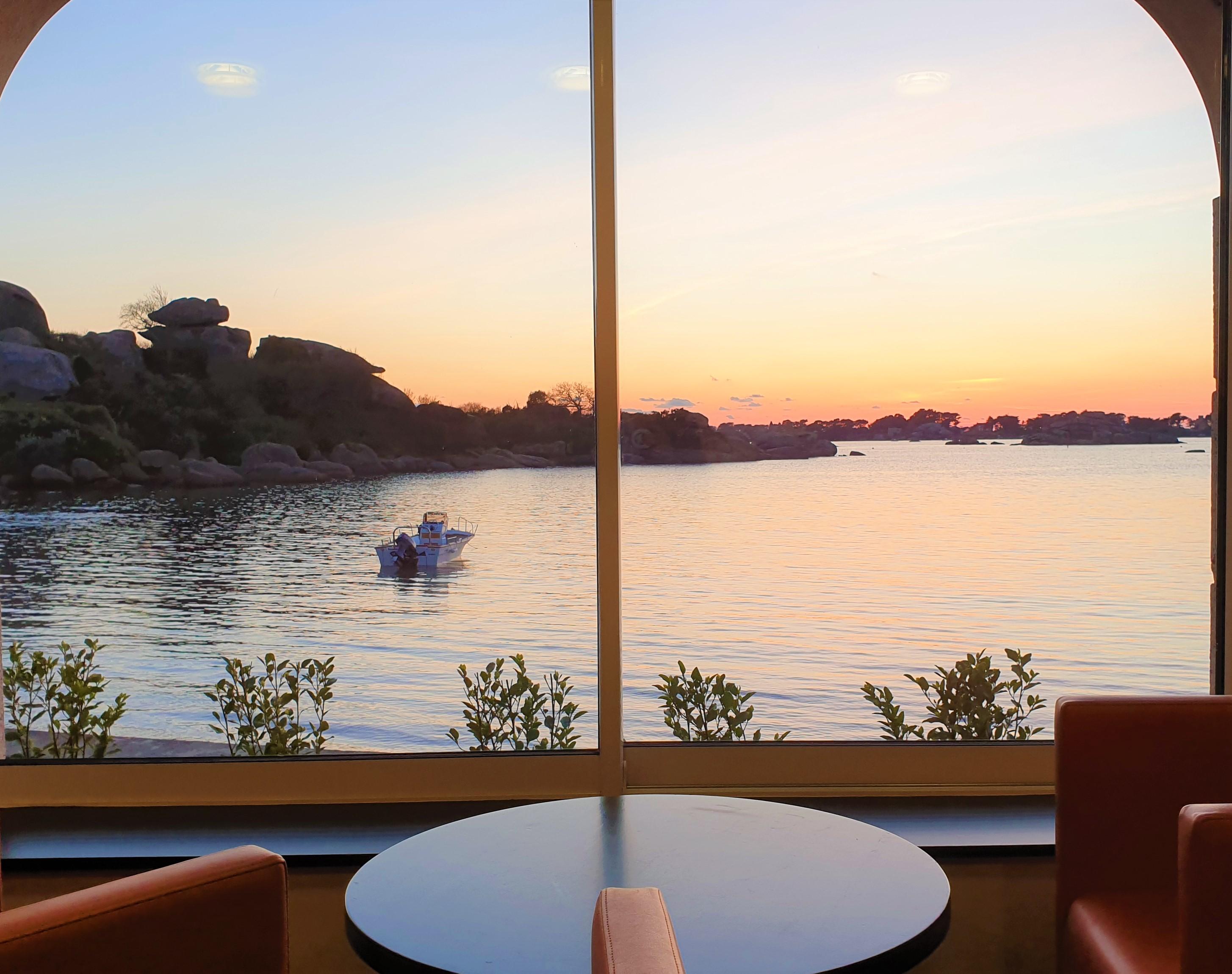 Vista Lobby Logis Hôtel Saint-Guirec et de la Plage