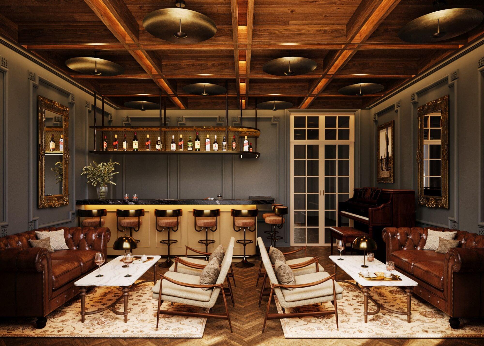 Bar/Salón Roma Nueve Dos Hotel Boutique