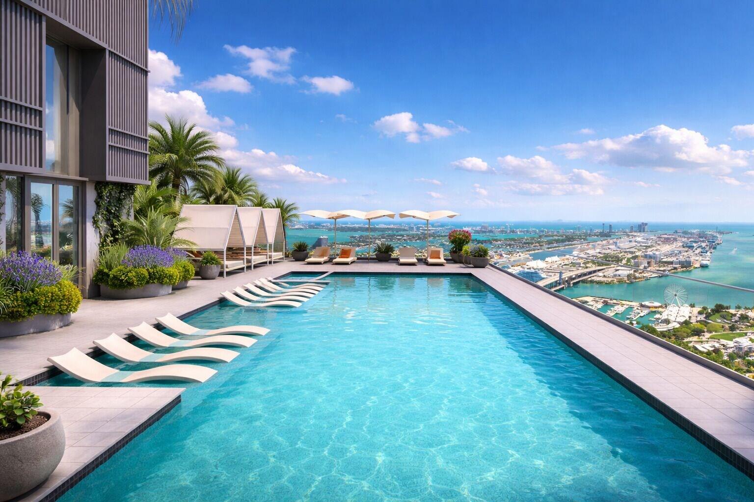 Vista Piscina The Downtown Escape Suites