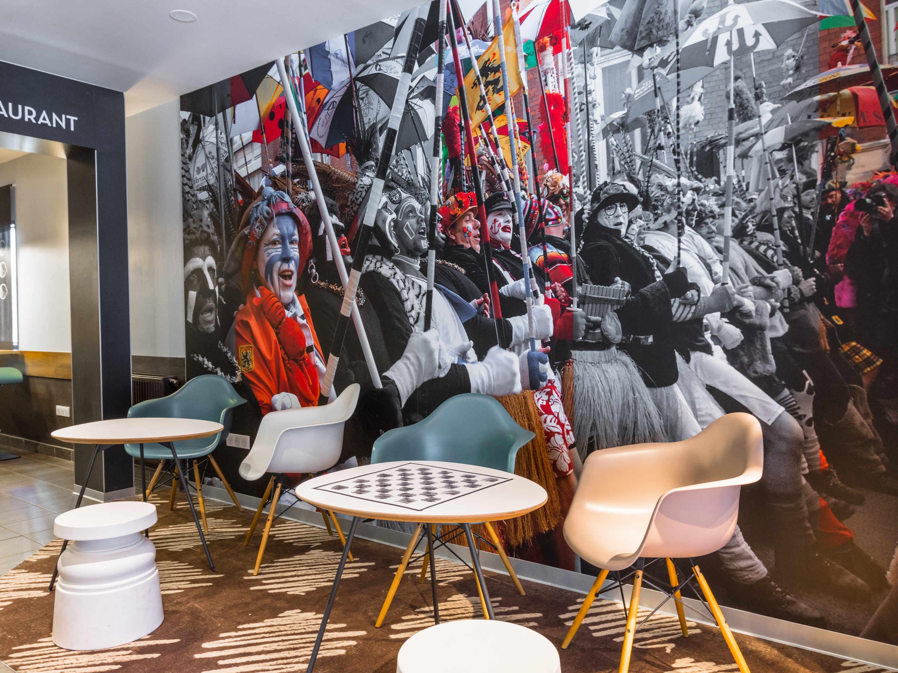 Vista Lobby ibis Dunkerque Centre
