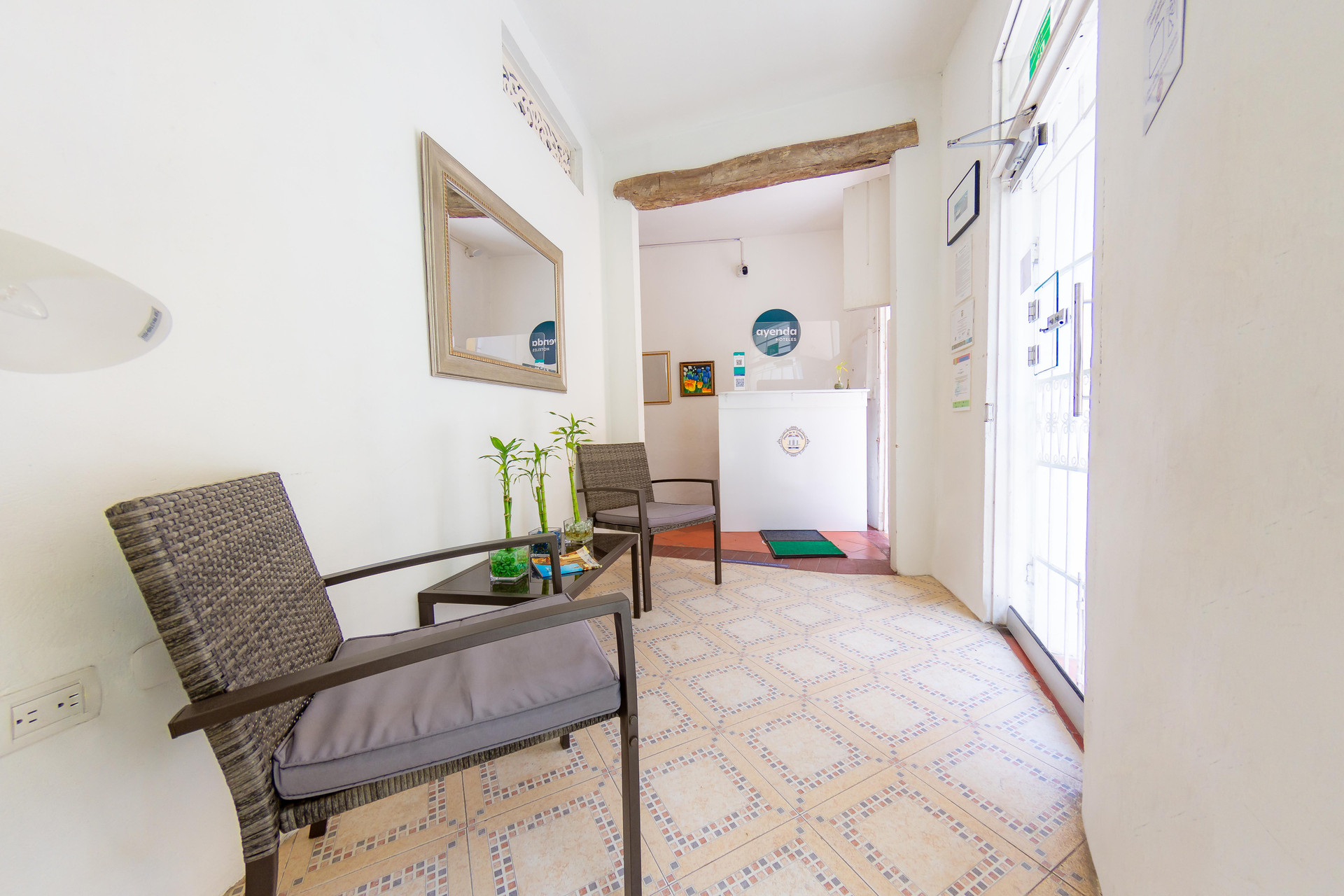 Vista Lobby Hotel Plaza de la Trinidad