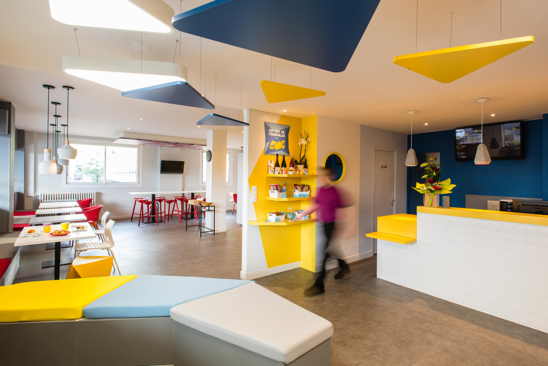 Vista Lobby ibis Styles Rouen Centre Cathedrale