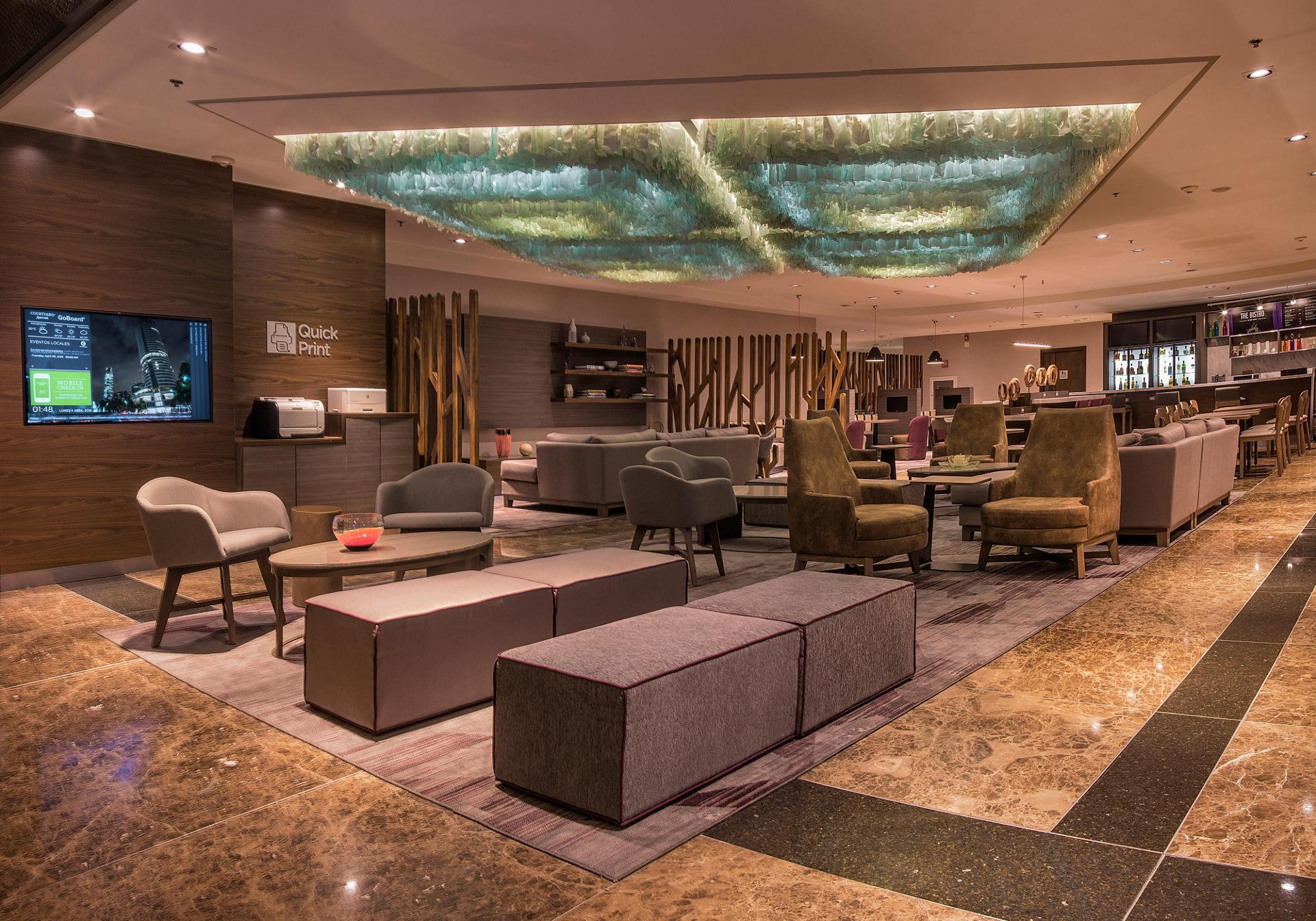 Vista Lobby Courtyard by Marriott Mexico City Revolucion