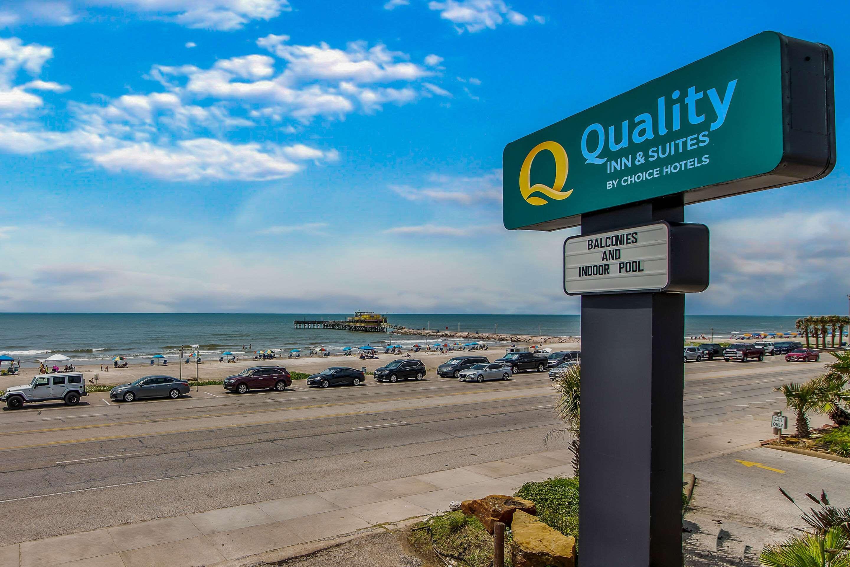 Vista Exterior Quality Inn & Suites Galveston - Beachfront