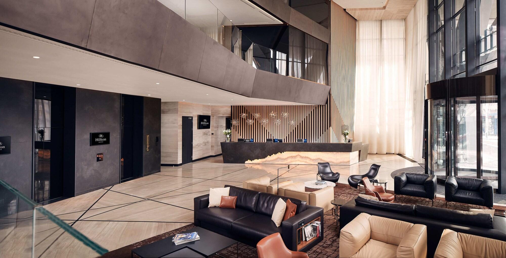 Vista Lobby Hilton Belgrade