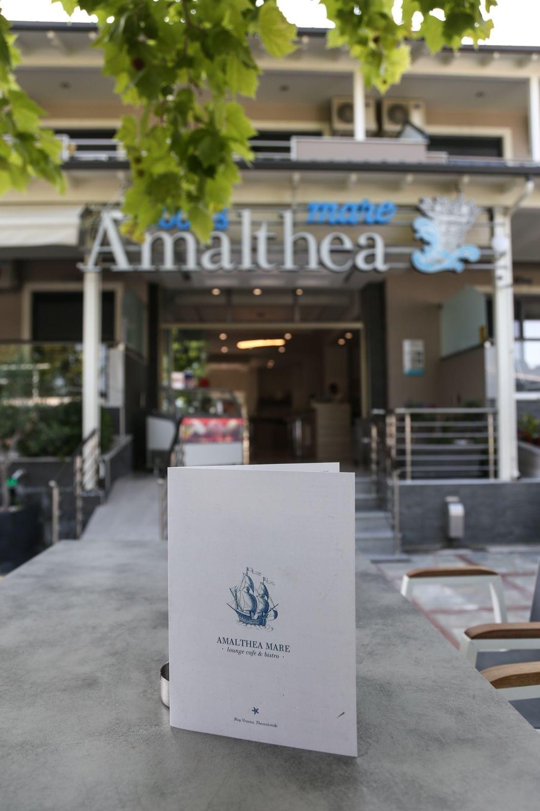 Vista Exterior Rooms Amalthea Mare & Cafe - Bistro