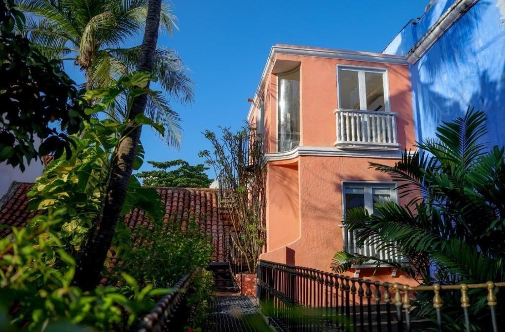 Vista Exterior Hotel Casa Santiago Botero