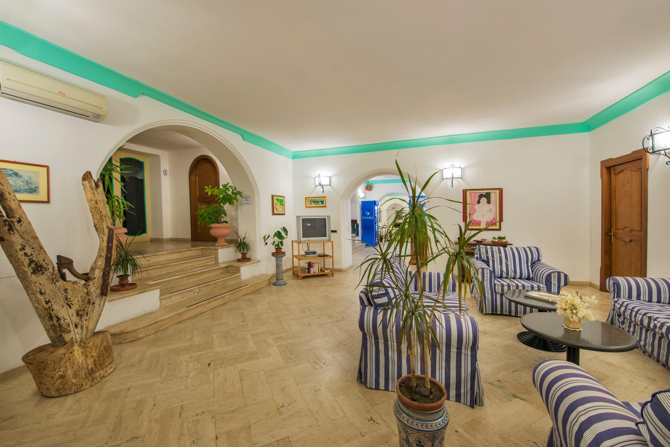Vista Lobby Hotel Ossidiana Stromboli