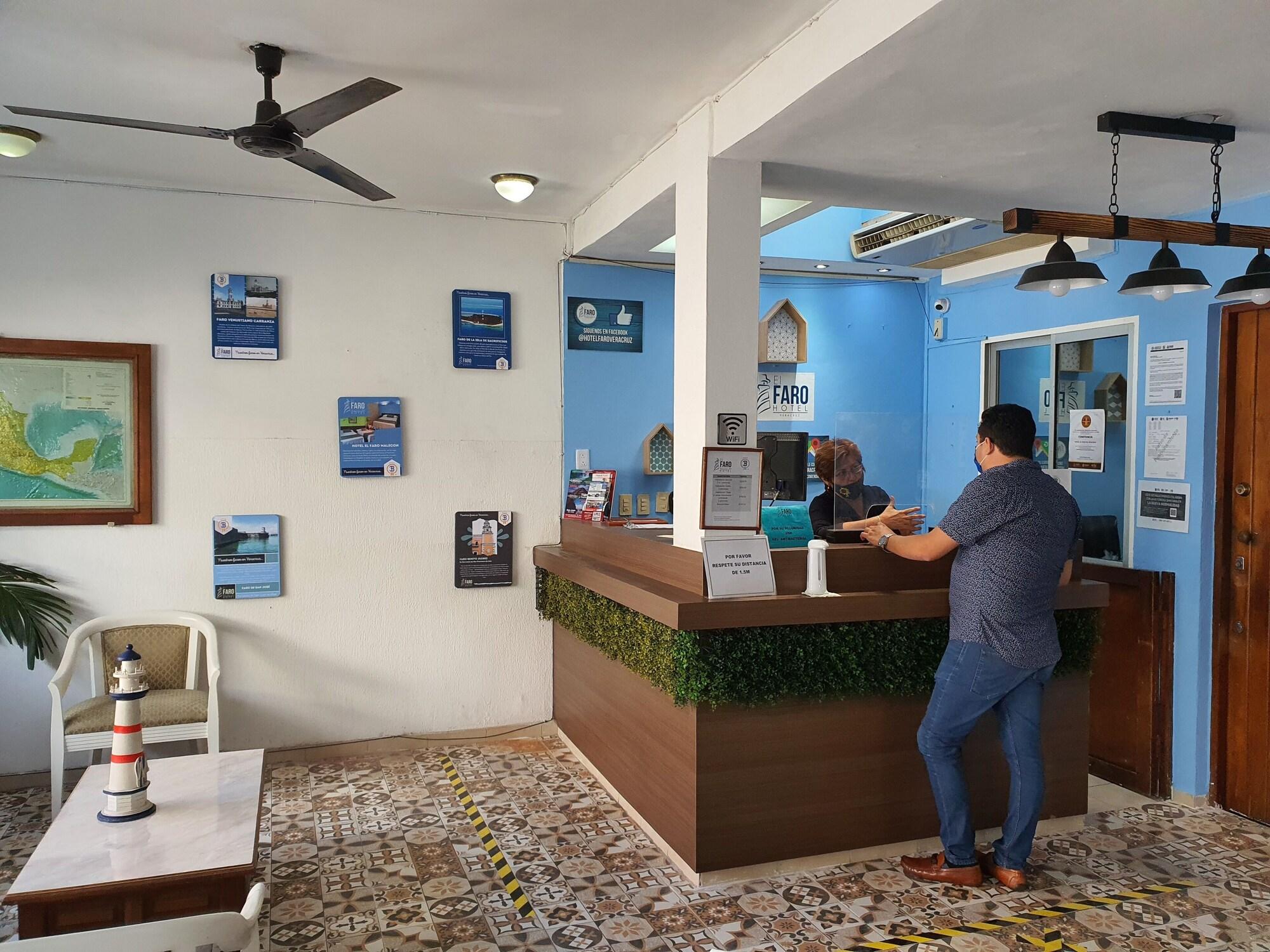 Vista Lobby Hotel El Faro Veracruz