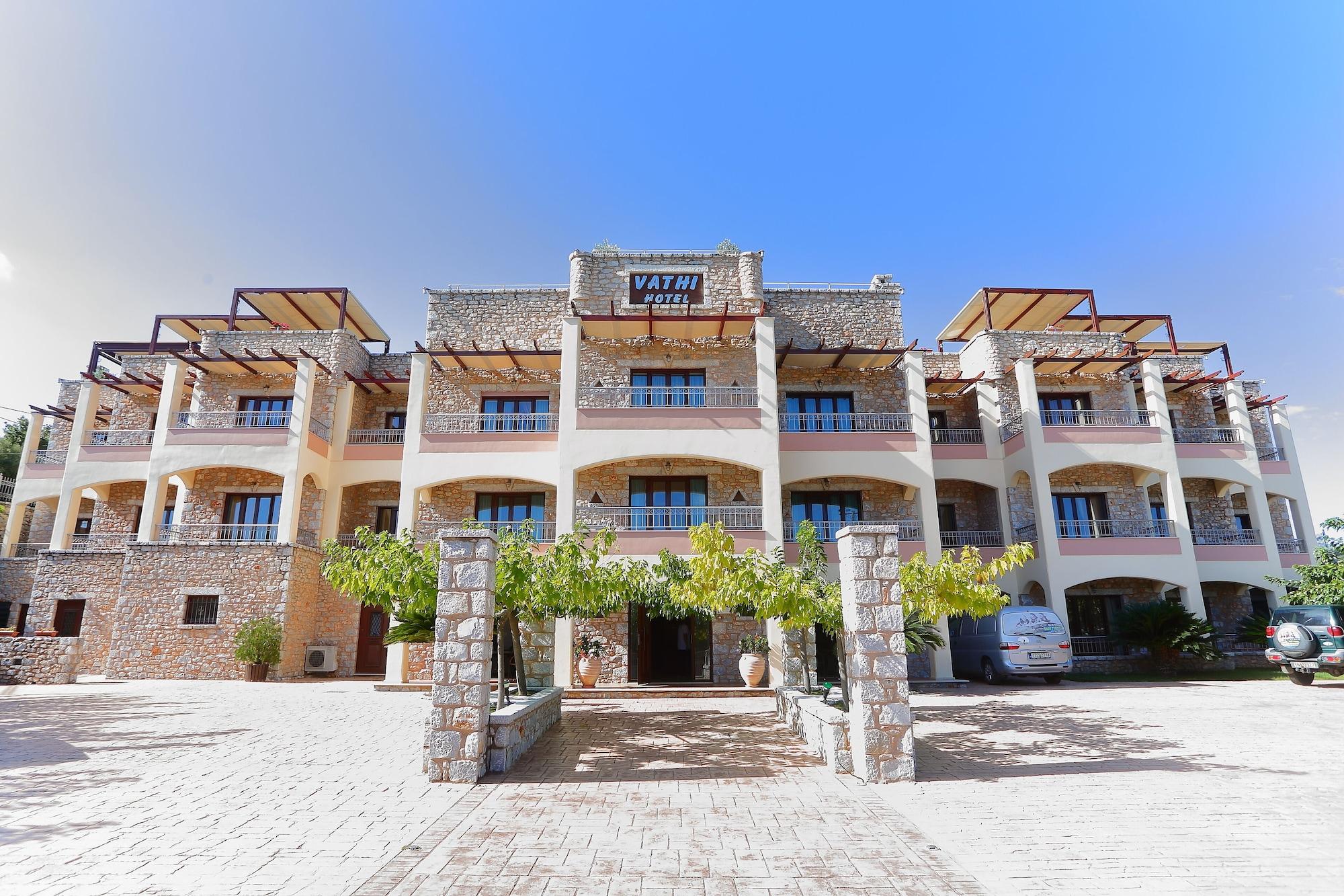 Vista Exterior Vathi Hotel