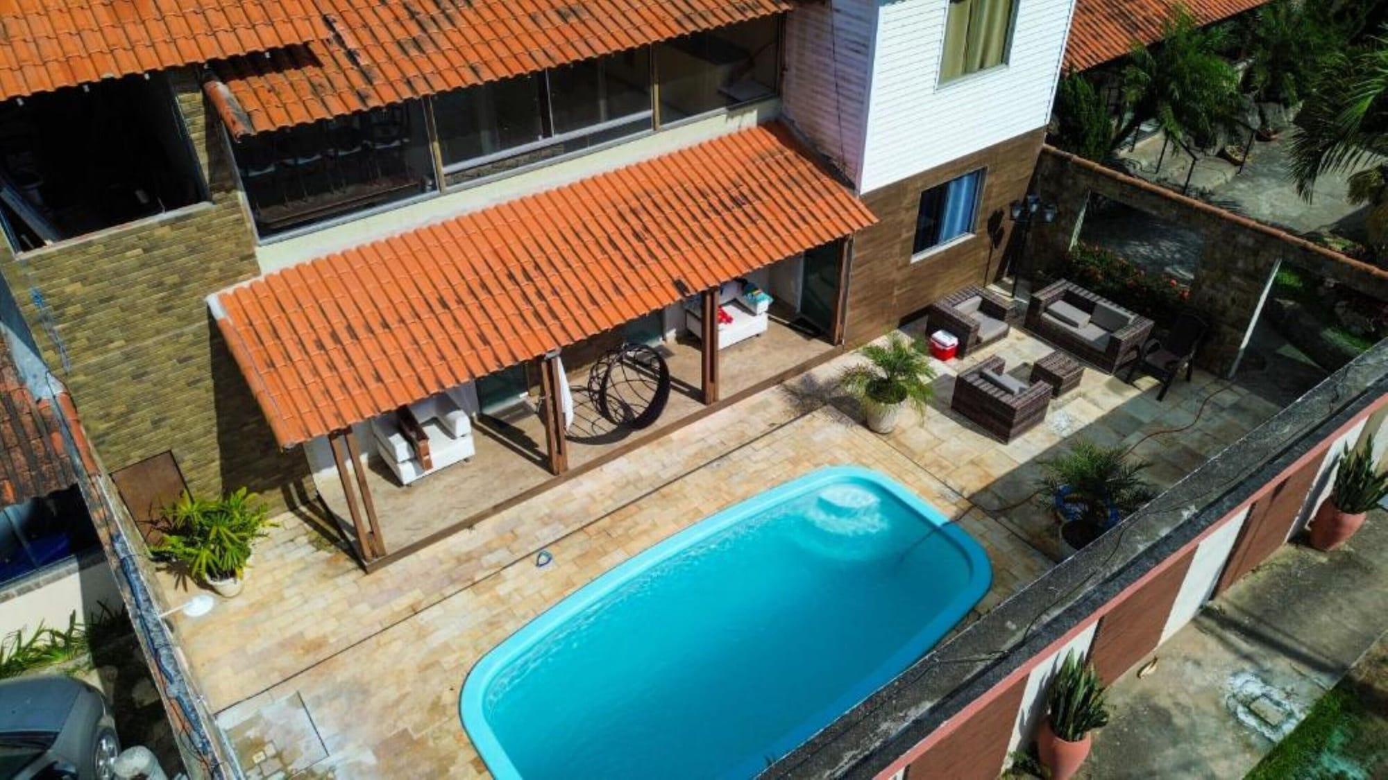 Vista Piscina Pousada Bon Vivant