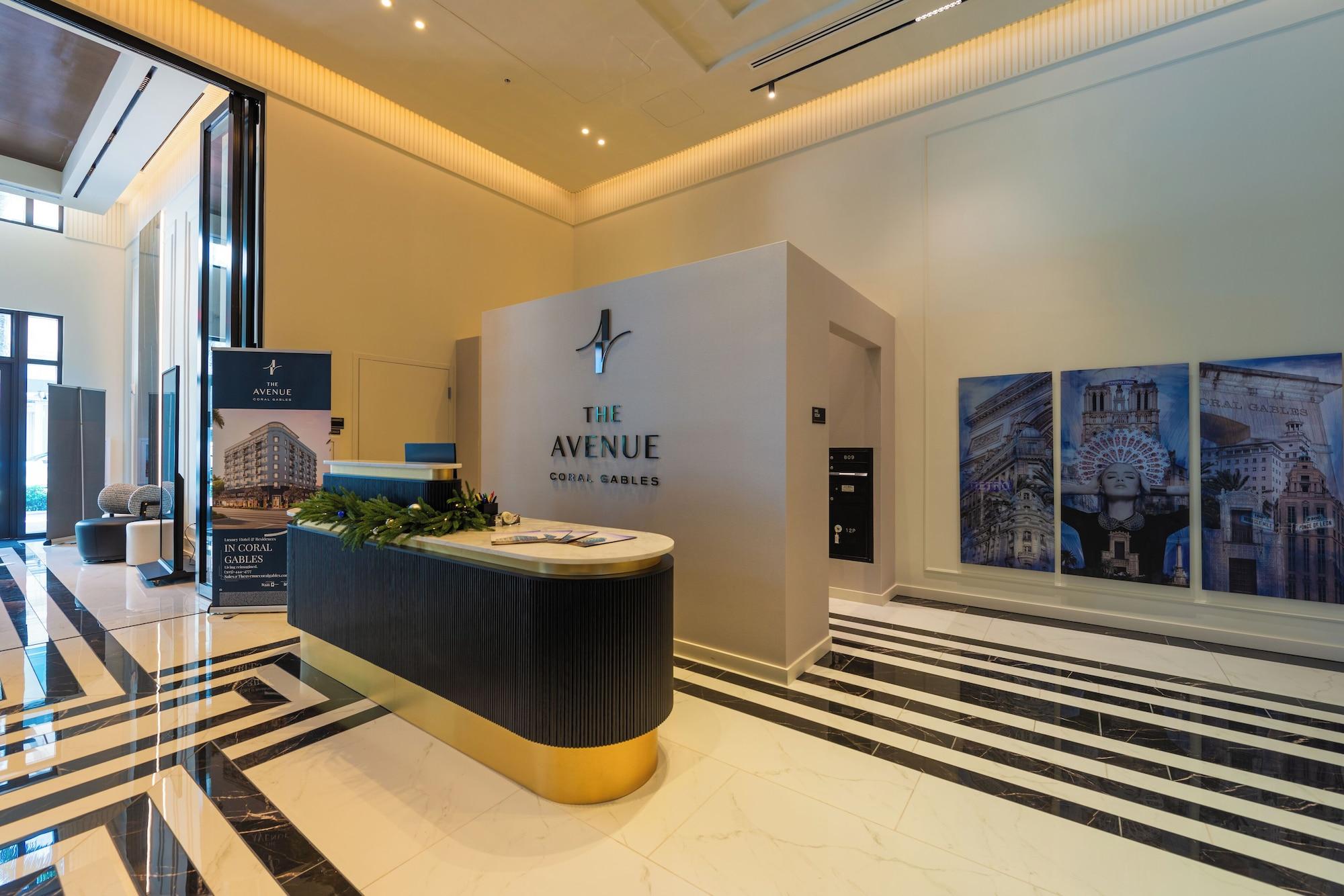 Vista Lobby The Avenue Hotel Coral Gables