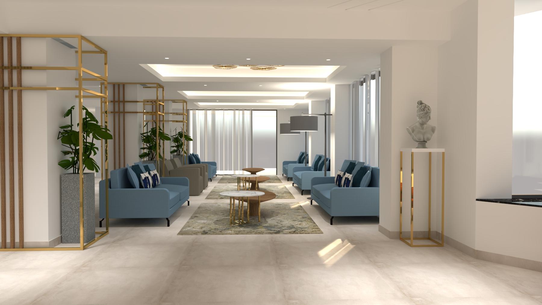 Vista Lobby Christofinia Hotel