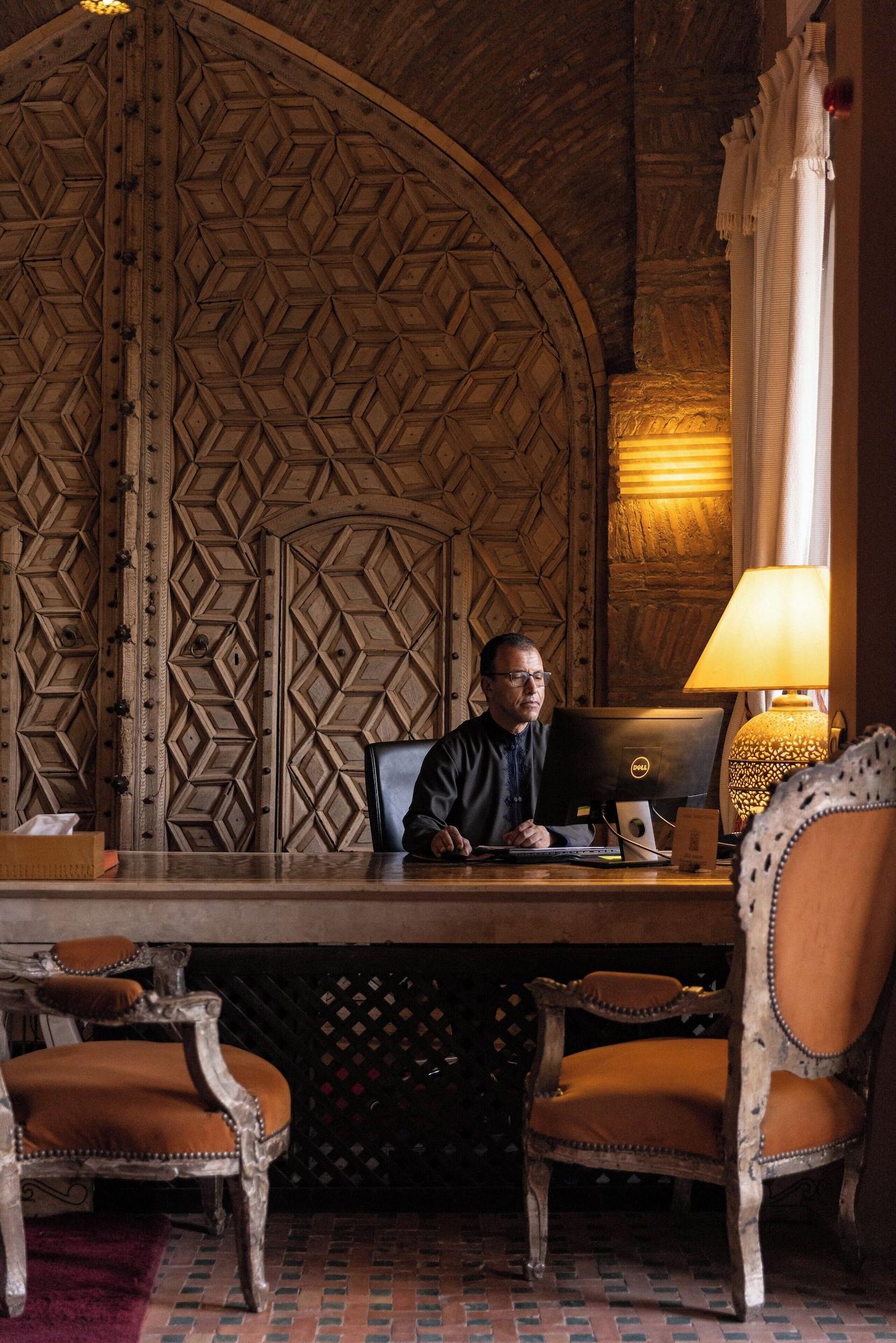 Vista Lobby Kasbah Tamadot