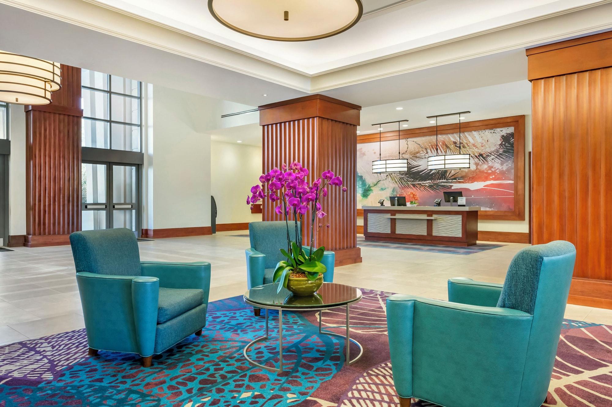 Vista Lobby Hilton Grand Vacations Club Las Palmeras Orlando