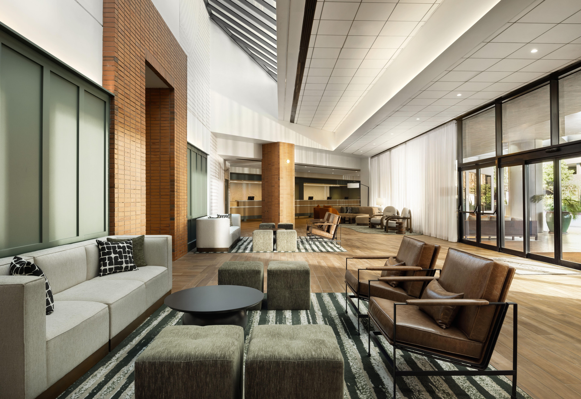Vista do lobby Sonesta Los Angeles Airport LAX